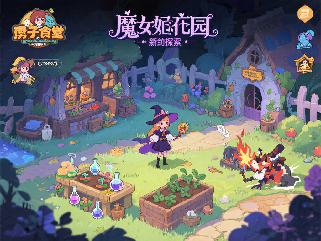 《勇士食堂》团队全新力作《魔女庭园》5月底开启先行测试 《勇士食堂》团队全新力作《魔女庭园》5月底开启先行测试
